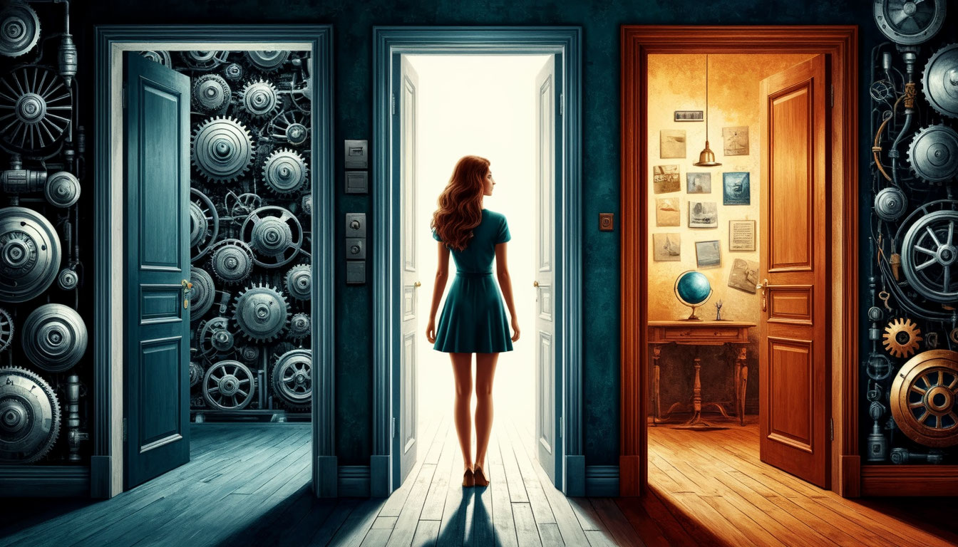 Выбор в пользу здоровой психики: женщина предпочитает путь ясности и продуктивности пути сложного, но бесполезного ума.